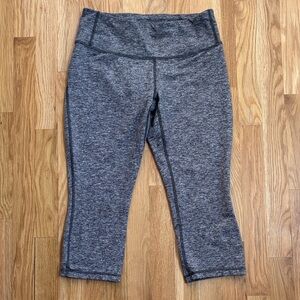 Patagonia Cozy Heather Gray capri Leggings sz M